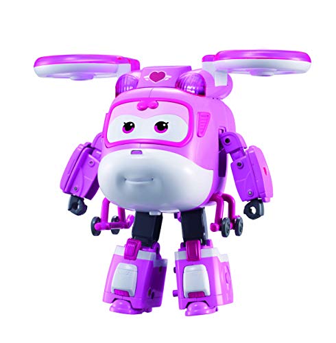 Super Wings EU740434 Deluxe Transforming- Supercharged Mareado, Rosa