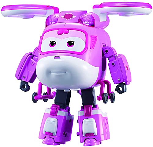 Super Wings EU740434 Deluxe Transforming- Supercharged Mareado, Rosa