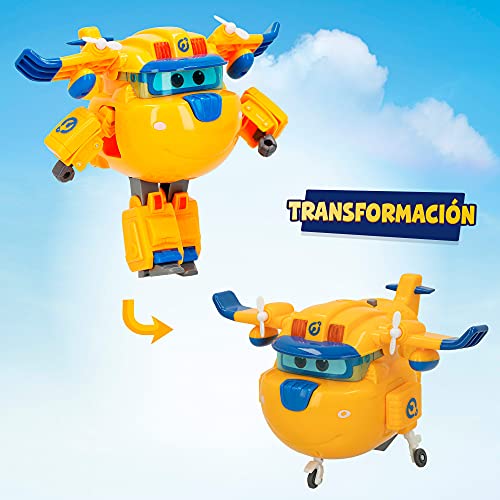 Super Wings - Figura Super Charge luz & Sonido, Donnie (ColorBaby, 85396)