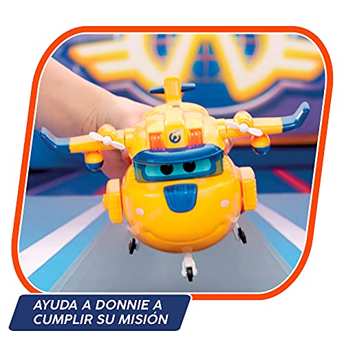 Super Wings - Figura Super Charge luz & Sonido, Donnie (ColorBaby, 85396)