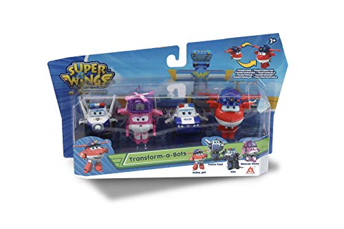 Super Wings Figuras Transformables "transform-a-bot", 5 cm