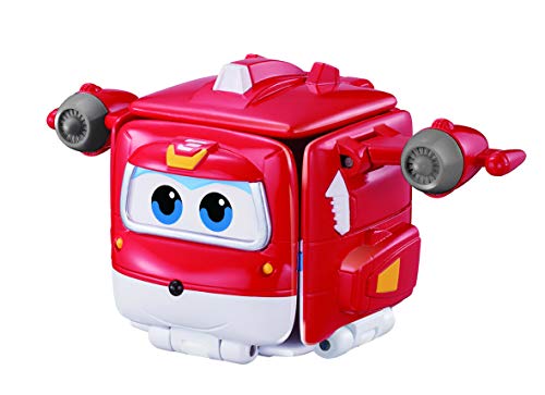 Super Wings Flip Surprise Jett & Dizzy – Paquete Express Avión – Bloques Reversibles y transformables del Dibujo Animado Juguete para niños de 3 años y más adelante, EU740570A