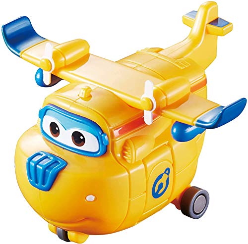 Super Wings Juguetes de deformación Regalo De Niño Robot De Deformación Aeronave Coche Navidad Cumpleaños Año Nuevo Regalo Plano Deformado 5Inch 12CM,Donnie