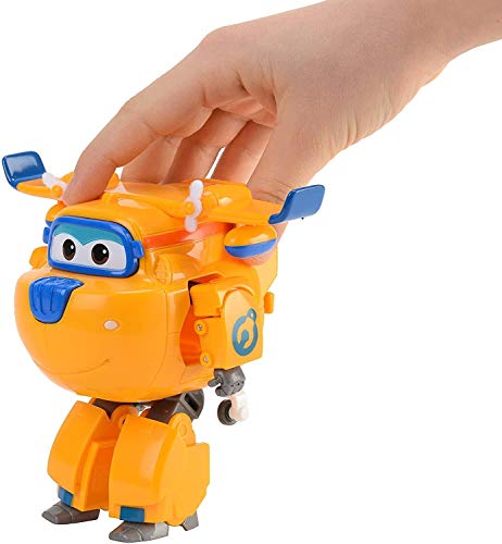 Super Wings Juguetes de deformación Regalo De Niño Robot De Deformación Aeronave Coche Navidad Cumpleaños Año Nuevo Regalo Plano Deformado 5Inch 12CM,Donnie