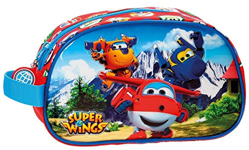 Super Wings Mountain Nececer Adaptable Multicolor 24x14x10 cms Poliéster