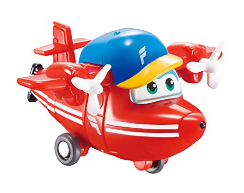 Super Wings Superwings Transform-a-Bots Flip, Color Red (EU720021)