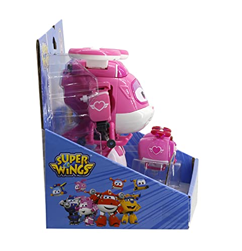 Super Wings- Transforma a Dizzy y Super Pet, Color Rosa (Alpha Animation EU750424)