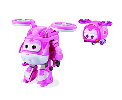 Super Wings- Transforma a Dizzy y Super Pet, Color Rosa (Alpha Animation EU750424)