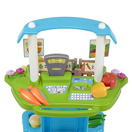 Supermercado de Peppa Pig con 30 accesorios (Smoby 174400)