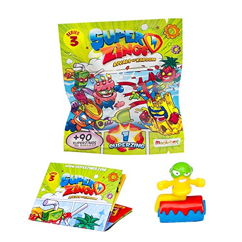 Superthings Rivals Of Kaboom, Onepack Serie 3 Superzings Figuras Coleccionables, Multicolor, Magic Box Psz3D850In00