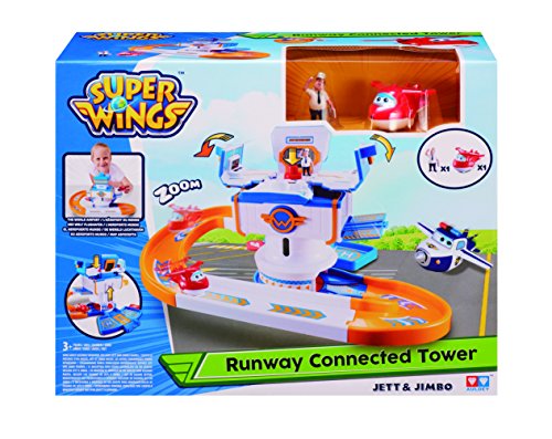 SuperWings Superwings Playset-Tour de Control -Runway Connected Tower, YW710812