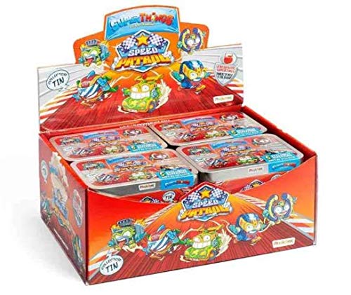 SuperZings SUPERTHINGS Secret Spies-Speed Patrol Lata ,Set DE Caja Metalica (8 Cajas METALICAS Entera)