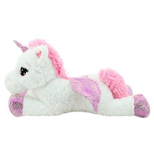 Sweety Toys Unicornio de Peluche 8032, 65 cm, Color Blanco