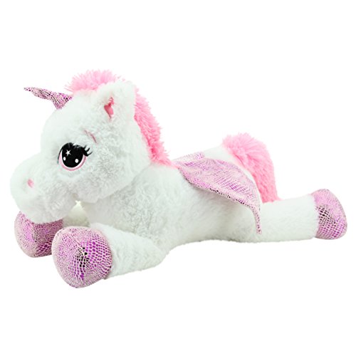 Sweety Toys Unicornio de Peluche 8032, 65 cm, Color Blanco