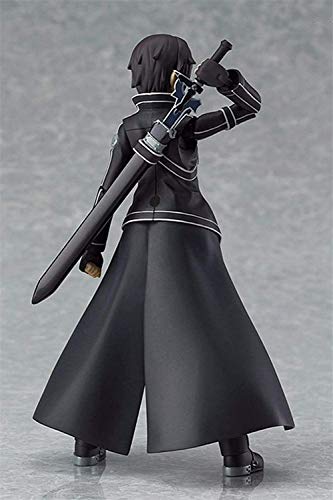 Sword Art Online Figure Changeable Face Kirito 14cm Anime Action Figure PVC Action Model Decoration Toy Gift Doll Collection