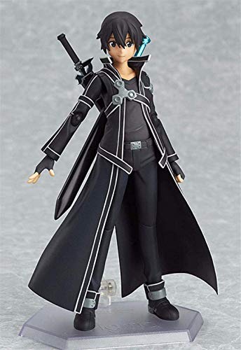 Sword Art Online Figure Changeable Face Kirito 14cm Anime Action Figure PVC Action Model Decoration Toy Gift Doll Collection