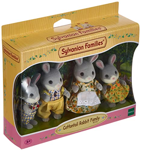 Sylvanian Families - 4030 - Familia Conejo Colita de Algodón