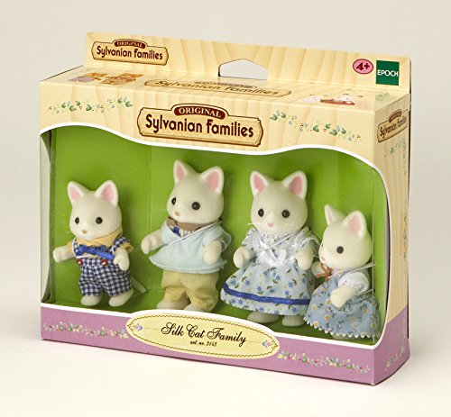 Sylvanian Families - 4175 - Familia Gatos de Seda