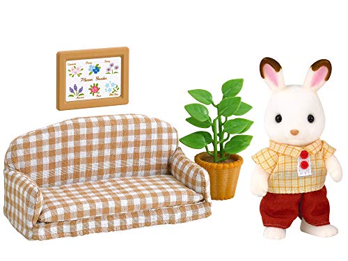 Sylvanian Families - 5013 - Set de sofá Frasier Conejo Chocolate