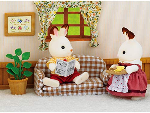 Sylvanian Families - 5013 - Set de sofá Frasier Conejo Chocolate