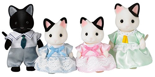 Sylvanian Families-5054131051818 Animales Familia gatos esmoquin (Epoch para Imaginar 5181) , color/modelo surtido