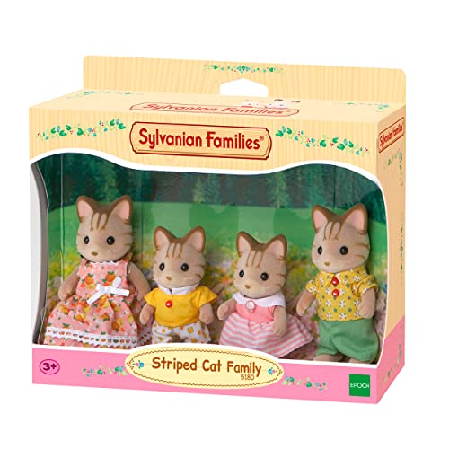 Sylvanian Families - 5180 - Familia Gato de Rayas