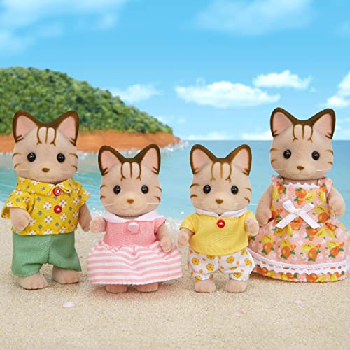 Sylvanian Families - 5180 - Familia Gato de Rayas