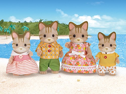 Sylvanian Families - 5180 - Familia Gato de Rayas