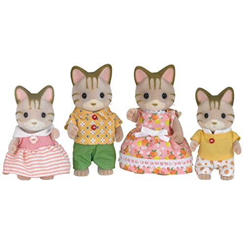 Sylvanian Families - 5180 - Familia Gato de Rayas