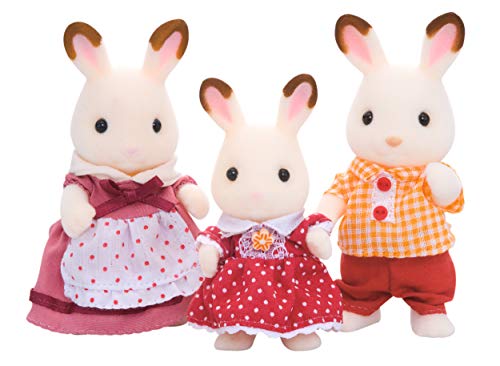 SYLVANIAN FAMILIES 5304 Schokoladenhasen Familie 3er Set SylvanianFamilies Chocolate Rabbit Family (EPOCH