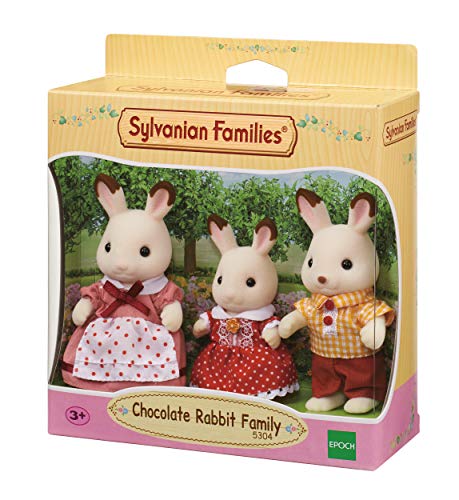 SYLVANIAN FAMILIES 5304 Schokoladenhasen Familie 3er Set SylvanianFamilies Chocolate Rabbit Family (EPOCH