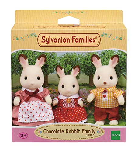 SYLVANIAN FAMILIES 5304 Schokoladenhasen Familie 3er Set SylvanianFamilies Chocolate Rabbit Family (EPOCH