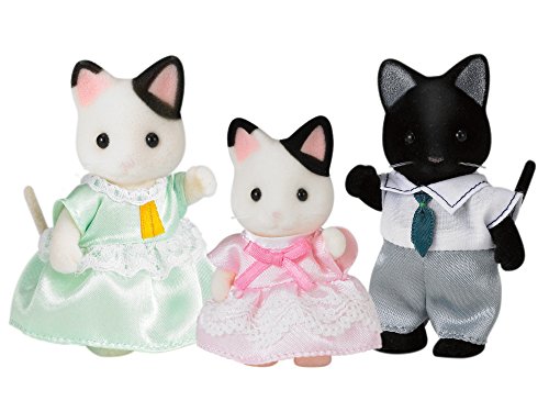 Sylvanian Families 5306 Tuxedo - Juego de 3 Figuras para casa de muñecas