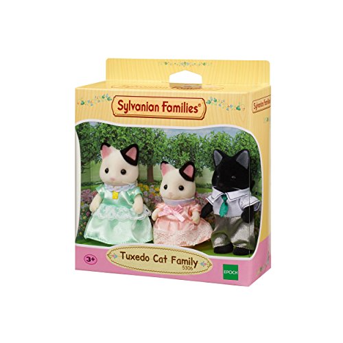 Sylvanian Families 5306 Tuxedo - Juego de 3 Figuras para casa de muñecas