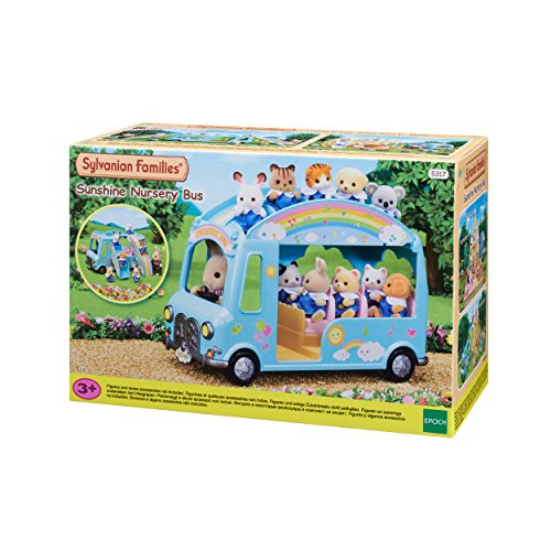 SYLVANIAN FAMILIES 5317 Autobús De La Guardería + 5318 Casa del Árbol para Bebés