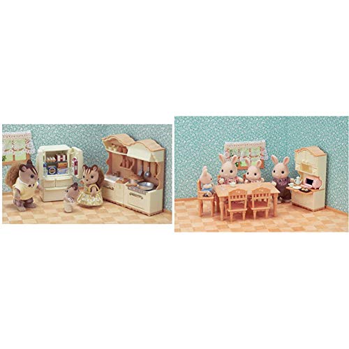 Sylvanian Families - 5341 - Set de Cocina + 5340 - Set Comedor