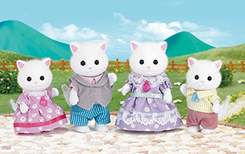 SYLVANIAN FAMILIES- Persian Cat Family Mini muñecas y Accesorios, Multicolor (Epoch para Imaginar 5216)