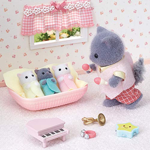 Sylvanian Families- Trillizos Gato Persa, Color (EPOCH 5458)