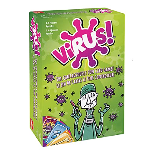 sZeao Juego De Cartas De Virus Juego De Mesa Contagiosamente Divertido Juego Educativo Interactivo para Padres E Hijos para 2-6 Jugadores Mayores De 8 Años