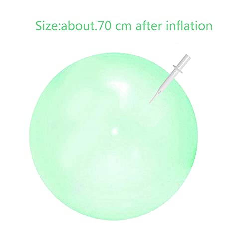 SZWL Bubble Balloon, 2pcs Bubble Ball Agua,Interactiva Bubble Ball Agua Globo ,Inflable de Burbujas de Agua para Niños Adultos Verano Playa Jardín Fiesta al Aire Libre(Rosado, verde)