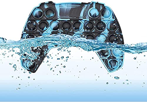 SZZY Push Pop Fidget Toy Game Controller, Game Controller Forma Juguetes de Silicona, Alivia el estrés Juego para niños Adultos, Popper Anxiety Toy, Matar el Tiempo Ocio Oficina Viaje a casa （J