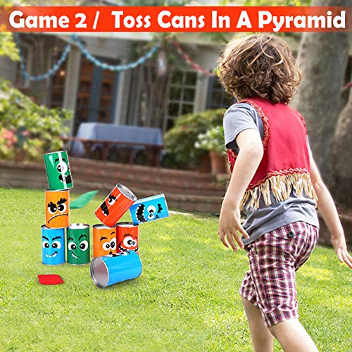 Tacobear Monstruos Juego de Lanzamiento Juego Punteria Niños con 3 Bolsas de Frijoles Carnaval Juego Jardin Bean Bag Toss Game para Juegos de Fiesta Juego de Deportes Juego al Aire Libre