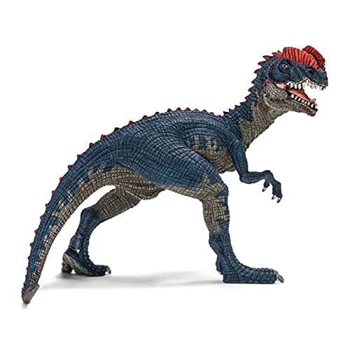 TAIYUAN Figura de acción 4inch Dinosaurio Dilophosaurus Dinosaurio Juguetes Doble Crested Lagarto PVC Modelo Figura Toy Niños Regalo Figuras de acción Decorar