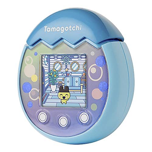 Tamagotchi pix- Juguete - Mascota Virtual Camara incorporada Botones tactiles Color Azul (42903)