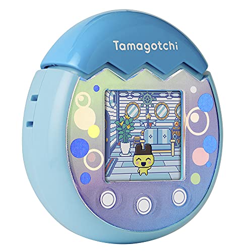 Tamagotchi pix- Juguete - Mascota Virtual Camara incorporada Botones tactiles Color Azul (42903)