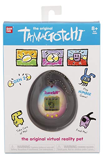 TAMAGOTCHI TAMAGOTCHI-42867 Original Sahara – Alimentar, cuidar, nutrir – Mascota Virtual con Cadena para Jugar sobre la Marcha, Color (Bandai 42867)