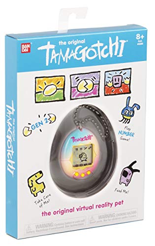 TAMAGOTCHI TAMAGOTCHI-42867 Original Sahara – Alimentar, cuidar, nutrir – Mascota Virtual con Cadena para Jugar sobre la Marcha, Color (Bandai 42867)