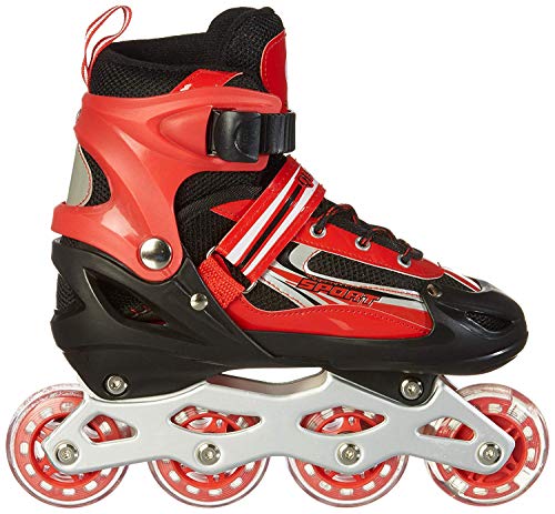 Tante Tina Patines en línea con Luces para niños - Talla Ajustable - 3 Colores Disponibles