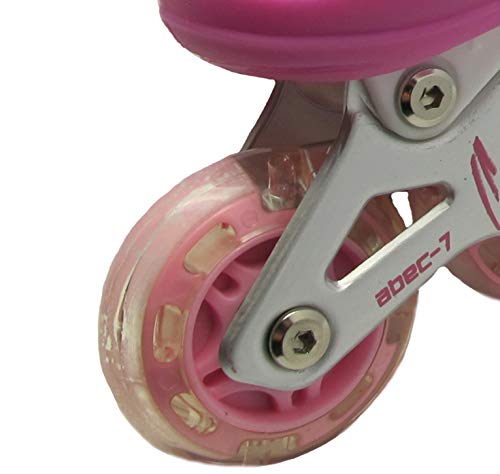 Tante Tina Patines en línea con Luces para niños - Talla Ajustable - 3 Colores Disponibles