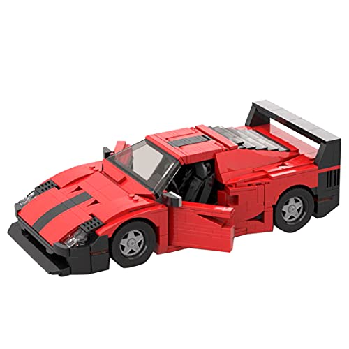 TASS 75890 Technic Supercar Modelo 1431Pcs Lconic Italian Sports Car Bricks Modelo para Ferrari F40 Compatible con Lego Technic